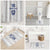 Custom York Minstrel Spirit Bathroom Set Norse Viking Pattern White Version - Wonder Print Shop