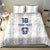 Custom York Minstrel Spirit Bedding Set Norse Viking Pattern White Version - Wonder Print Shop