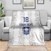 Custom York Minstrel Spirit Blanket Norse Viking Pattern White Version - Wonder Print Shop