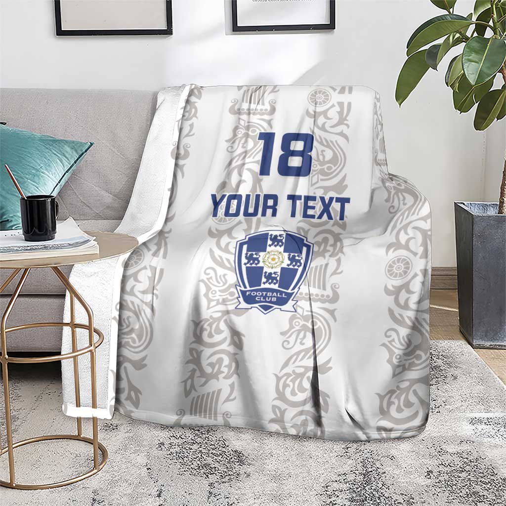 Custom York Minstrel Spirit Blanket Norse Viking Pattern White Version - Wonder Print Shop