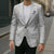 Custom York Minstrel Spirit Blazer Norse Viking Pattern White Version - Wonder Print Shop