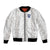 Custom York Minstrel Spirit Bomber Jacket Norse Viking Pattern White Version - Wonder Print Shop