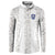 Custom York Minstrel Spirit Button Sweatshirt Norse Viking Pattern White Version - Wonder Print Shop