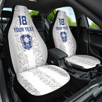 Custom York Minstrel Spirit Car Seat Cover Norse Viking Pattern White Version - Wonder Print Shop