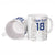 Custom York Minstrel Spirit Ceramic Mug Norse Viking Pattern White Version - Wonder Print Shop