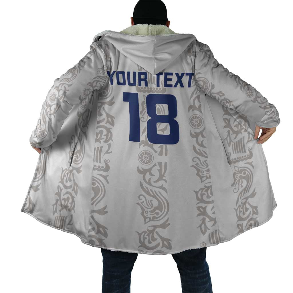 Custom York Minstrel Spirit Cloak Norse Viking Pattern White Version - Wonder Print Shop