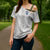 Custom York Minstrel Spirit Cross Shoulder Shirt Norse Viking Pattern White Version - Wonder Print Shop