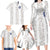 Custom York Minstrel Spirit Family Matching Long Sleeve Bodycon Dress and Hawaiian Shirt Norse Viking Pattern White Version - Wonder Print Shop