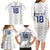 Custom York Minstrel Spirit Family Matching Long Sleeve Bodycon Dress and Hawaiian Shirt Norse Viking Pattern White Version - Wonder Print Shop