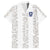 Custom York Minstrel Spirit Family Matching Long Sleeve Bodycon Dress and Hawaiian Shirt Norse Viking Pattern White Version - Wonder Print Shop