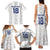 Custom York Minstrel Spirit Family Matching Tank Maxi Dress and Hawaiian Shirt Norse Viking Pattern White Version - Wonder Print Shop