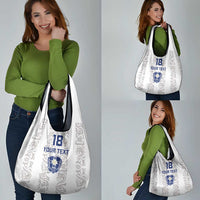 Custom York Minstrel Spirit Grocery Bag Norse Viking Pattern White Version - Wonder Print Shop