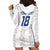 Custom York Minstrel Spirit Hoodie Dress Norse Viking Pattern White Version - Wonder Print Shop