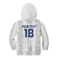 Custom York Minstrel Spirit Kid Hoodie Norse Viking Pattern White Version - Wonder Print Shop