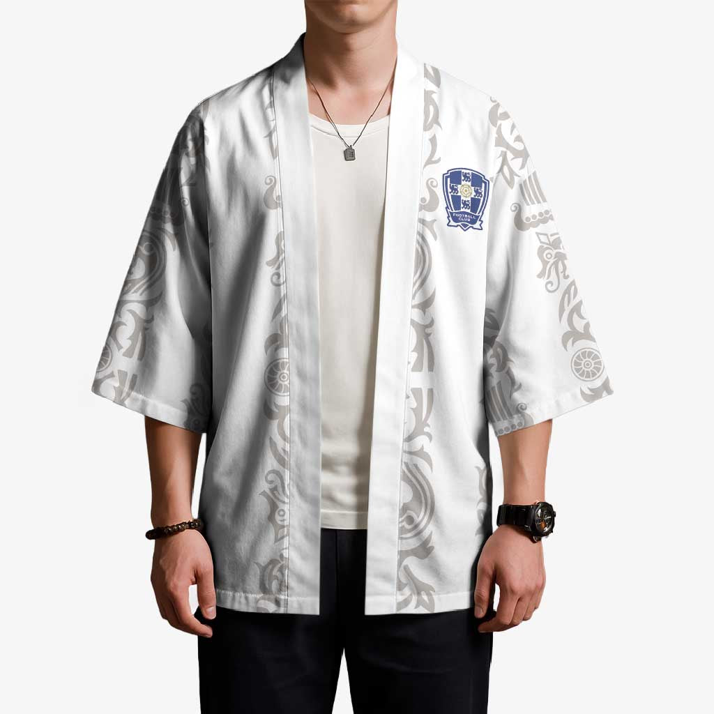 Custom York Minstrel Spirit Kimono Norse Viking Pattern White Version - Wonder Print Shop