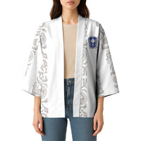 Custom York Minstrel Spirit Kimono Norse Viking Pattern White Version - Wonder Print Shop