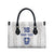 Custom York Minstrel Spirit Leather Bag Norse Viking Pattern White Version - Wonder Print Shop
