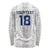 Custom York Minstrel Spirit Long Sleeve Shirt Norse Viking Pattern White Version - Wonder Print Shop