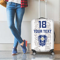 Custom York Minstrel Spirit Luggage Cover Norse Viking Pattern White Version - Wonder Print Shop