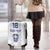 Custom York Minstrel Spirit Luggage Cover Norse Viking Pattern White Version - Wonder Print Shop