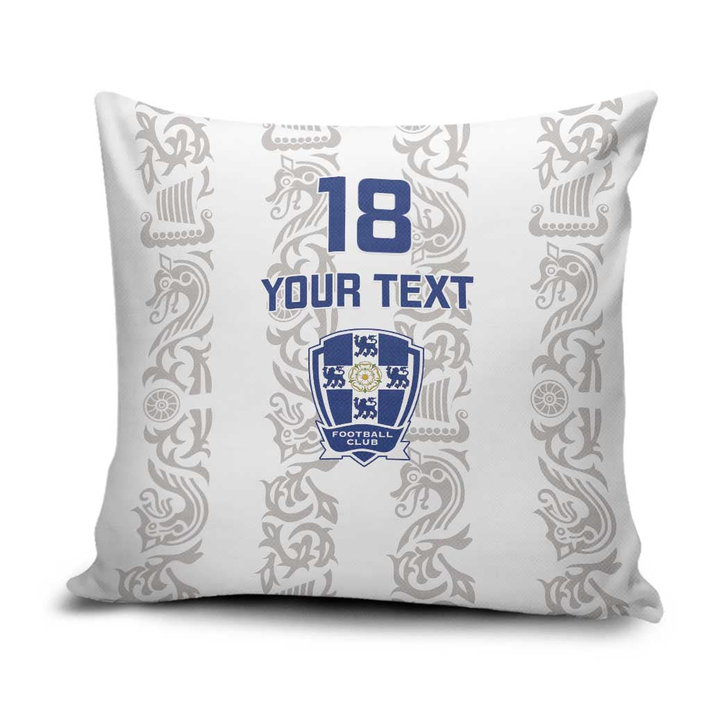 Custom York Minstrel Spirit Pillow Cover Norse Viking Pattern White Version - Wonder Print Shop