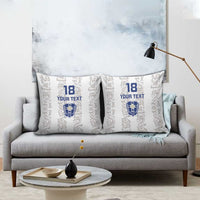 Custom York Minstrel Spirit Pillow Cover Norse Viking Pattern White Version - Wonder Print Shop