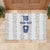 Custom York Minstrel Spirit Rubber Doormat Norse Viking Pattern White Version - Wonder Print Shop
