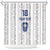 Custom York Minstrel Spirit Shower Curtain Norse Viking Pattern White Version - Wonder Print Shop