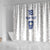 Custom York Minstrel Spirit Shower Curtain Norse Viking Pattern White Version - Wonder Print Shop