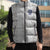 Custom York Minstrel Spirit Sleeveless Puffer Jacket Norse Viking Pattern White Version - Wonder Print Shop