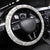 York Minstrel Spirit Steering Wheel Cover Norse Viking Pattern White Version - Wonder Print Shop