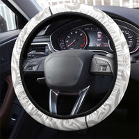 York Minstrel Spirit Steering Wheel Cover Norse Viking Pattern White Version - Wonder Print Shop