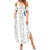Custom York Minstrel Spirit Summer Maxi Dress Norse Viking Pattern White Version - Wonder Print Shop