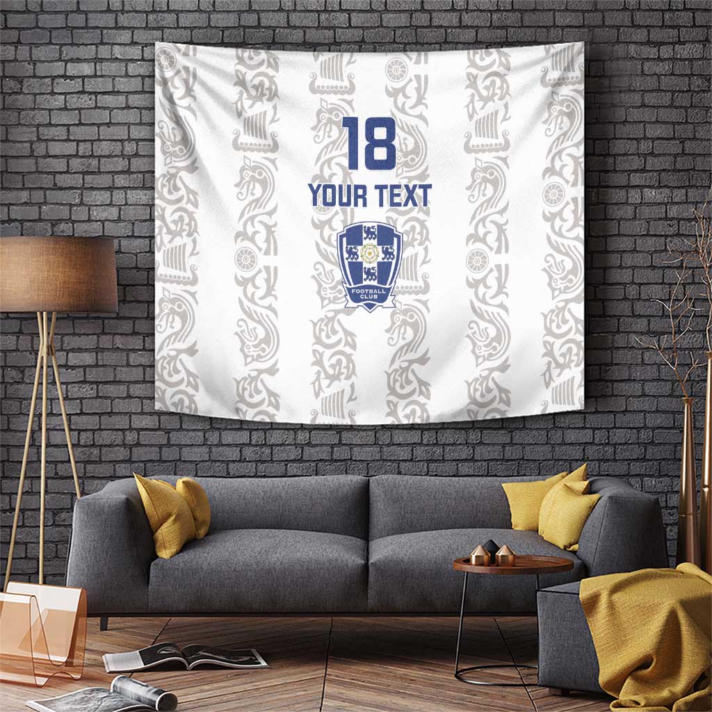Custom York Minstrel Spirit Tapestry Norse Viking Pattern White Version - Wonder Print Shop