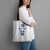 Custom York Minstrel Spirit Tote Bag Norse Viking Pattern White Version - Wonder Print Shop