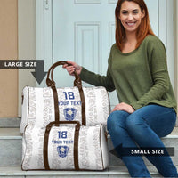 Custom York Minstrel Spirit Travel Bag Norse Viking Pattern White Version - Wonder Print Shop