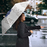 Custom York Minstrel Spirit Umbrella Norse Viking Pattern White Version - Wonder Print Shop