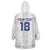 Custom York Minstrel Spirit Wearable Blanket Hoodie Norse Viking Pattern White Version - Wonder Print Shop