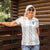 Custom York Minstrel Spirit Women Polo Shirt Norse Viking Pattern White Version - Wonder Print Shop
