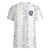 Custom York Minstrel Spirit Women V-Neck T-Shirt Norse Viking Pattern White Version - Wonder Print Shop
