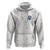 Custom York Minstrel Spirit Zip Hoodie Norse Viking Pattern White Version - Wonder Print Shop