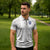 Custom York Minstrel Spirit Zipper Polo Shirt Norse Viking Pattern White Version - Wonder Print Shop