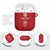 Custom York Minstrel Spirit AirPods Case Norse Viking Pattern Red Version - Wonder Print Shop