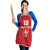 Custom York Minstrel Spirit Apron Norse Viking Pattern Red Version - Wonder Print Shop