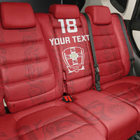 Custom York Minstrel Spirit Back Car Seat Cover Norse Viking Pattern Red Version - Wonder Print Shop
