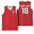 Custom York Minstrel Spirit Basketball Jersey Norse Viking Pattern Red Version - Wonder Print Shop