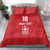 Custom York Minstrel Spirit Bedding Set Norse Viking Pattern Red Version - Wonder Print Shop