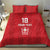 Custom York Minstrel Spirit Bedding Set Norse Viking Pattern Red Version - Wonder Print Shop
