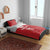 Custom York Minstrel Spirit Bedding Set Norse Viking Pattern Red Version - Wonder Print Shop