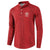 Custom York Minstrel Spirit Button Sweatshirt Norse Viking Pattern Red Version - Wonder Print Shop